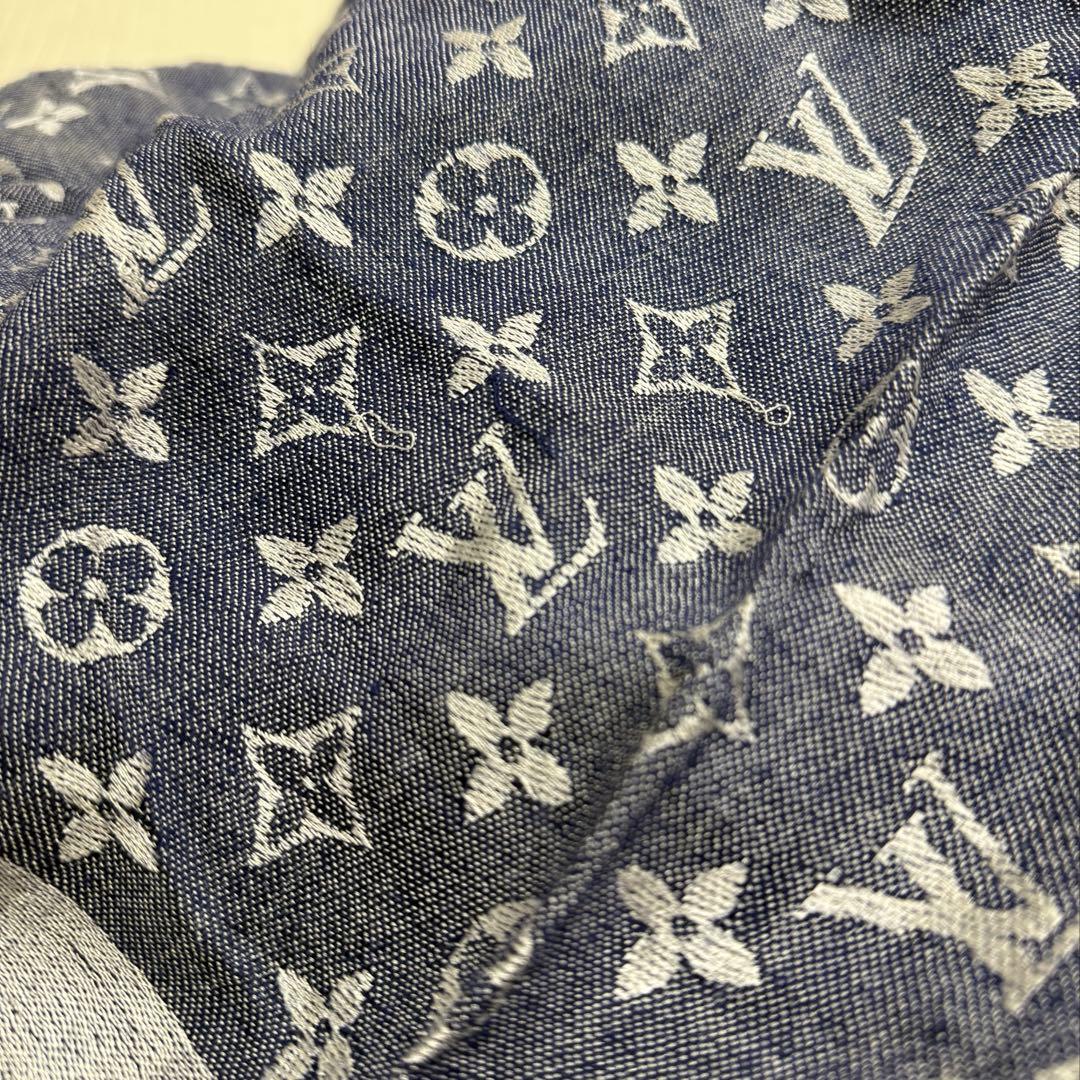 Louis Vuitton ルイヴィトン モノグラム デニム ストール