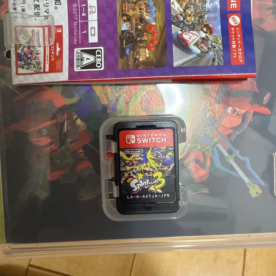 任天堂スイッチ あつまれどうぶつの森 スプラトゥーン3 カセット