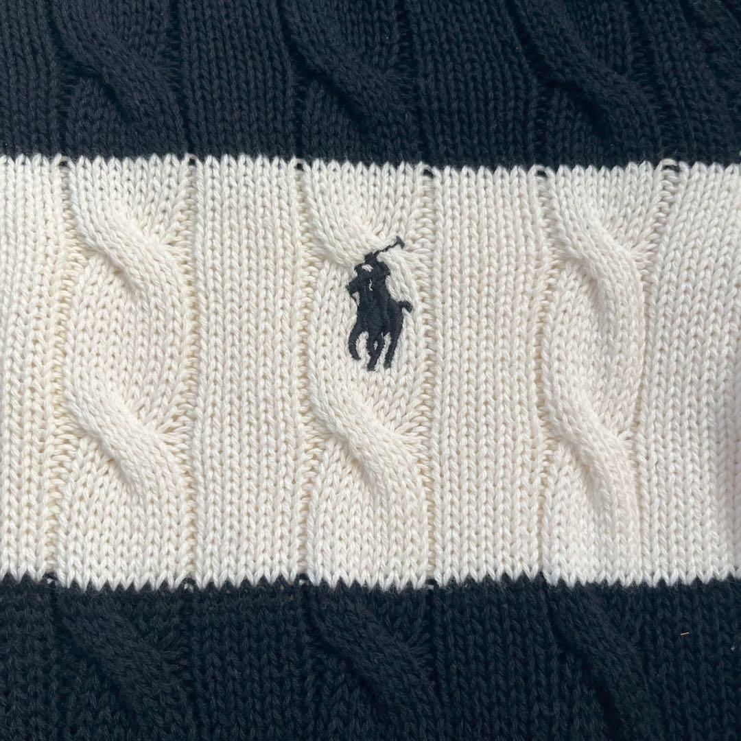 POLO ポロラルフローレン ニット　ポロシャツ　ストライプ