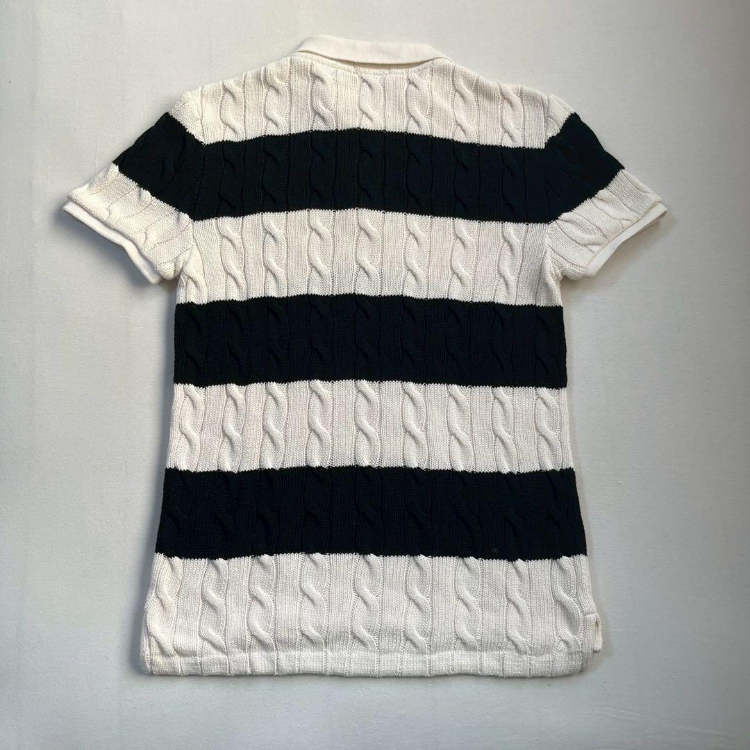 POLO ポロラルフローレン ニット　ポロシャツ　ストライプ