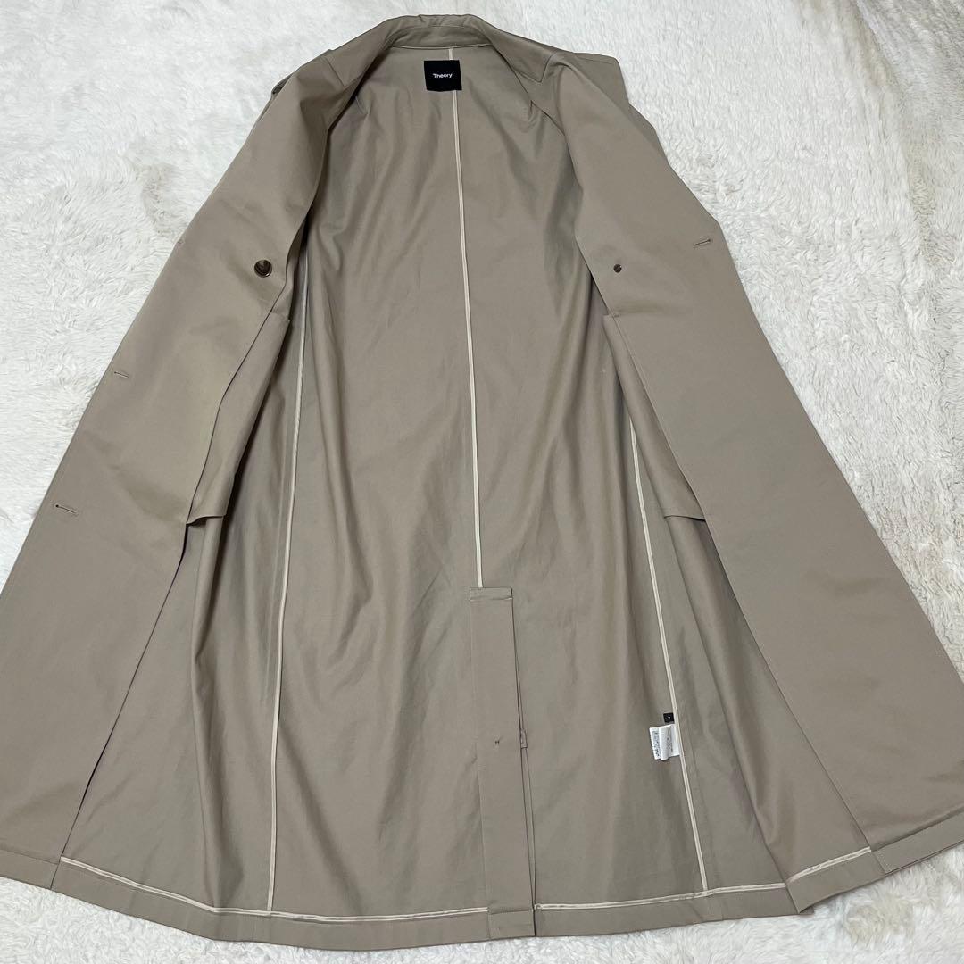美品　セオリー　2025 ロング　トレンチコート　ベージュ　定価86900円