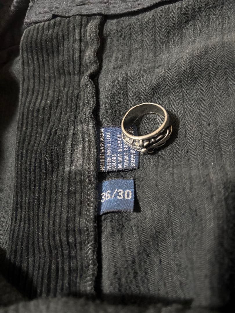 90s Ralph Lauren コーデュロイ パンツ ポロコーズ ブラック