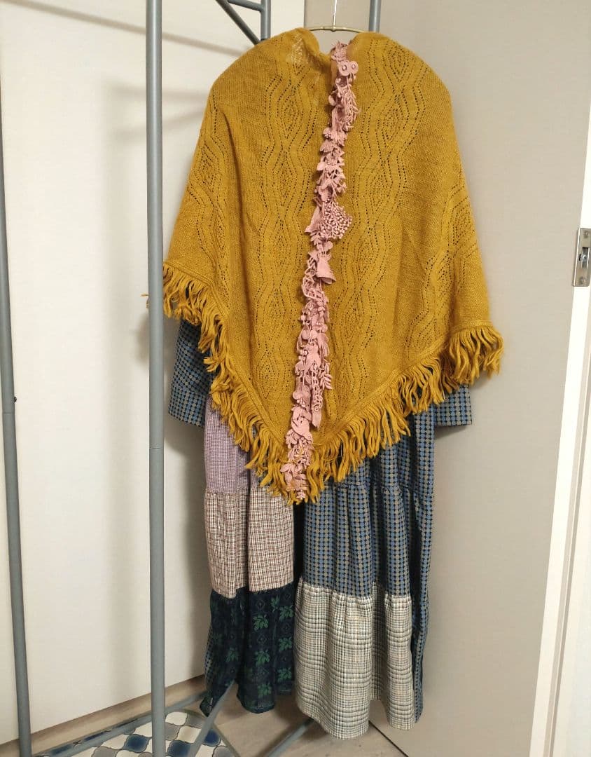 美品☆ミナペルホネン フォレストパレード 大判ストール ショール マフラー