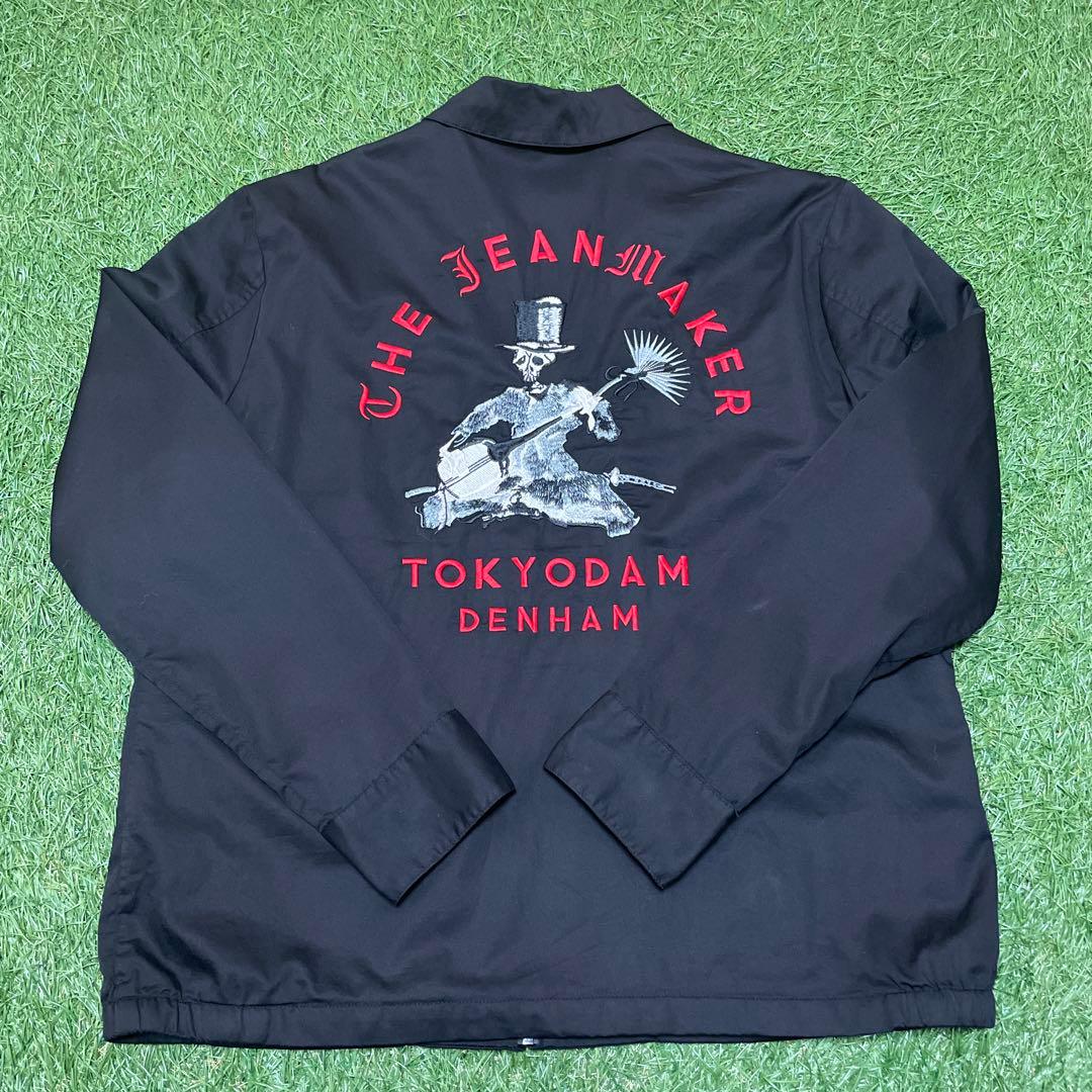 DENHAM デンハム レイトン スカジャン　スカル　刺繍 zip up JKT