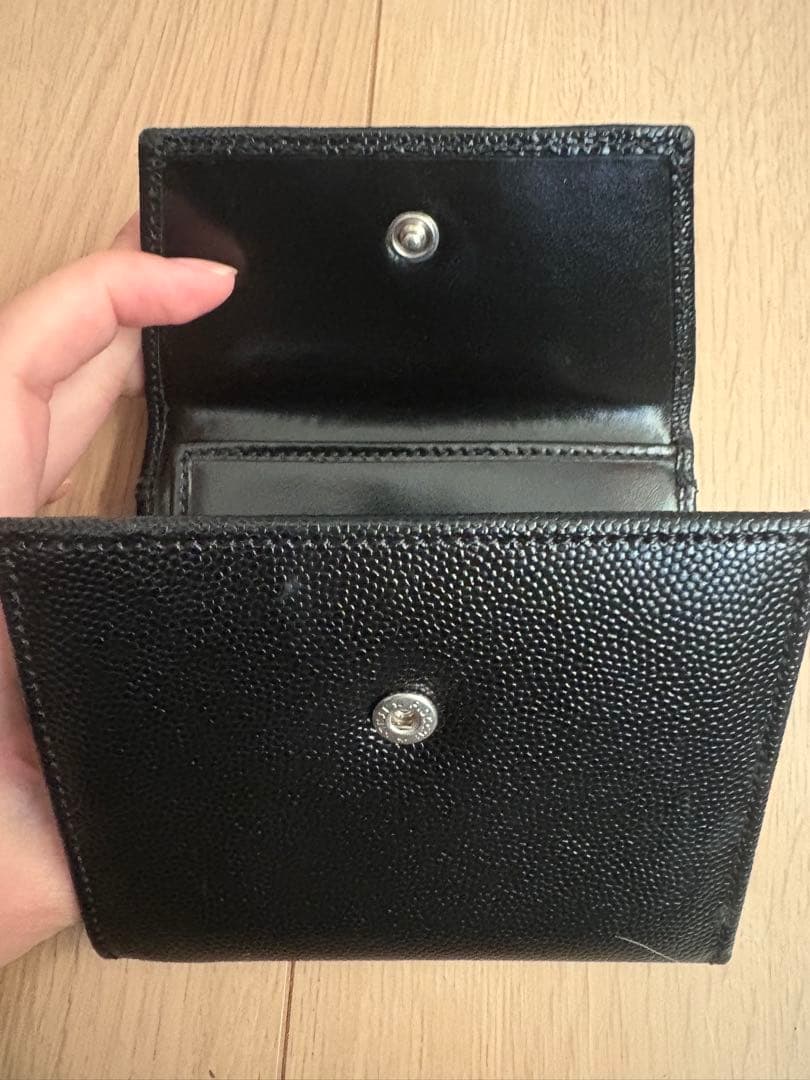 m*♥様 美品　CELINE ブラック　黒　三つ折り財布