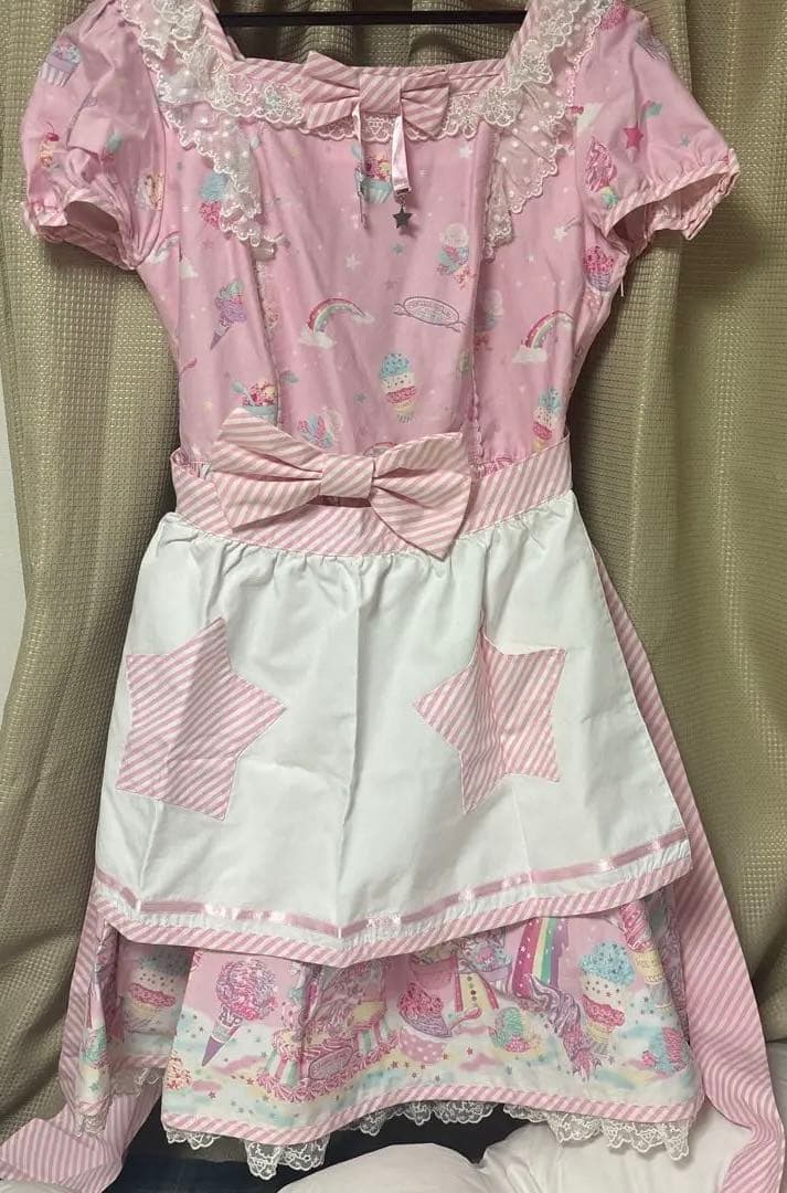 レア angelic pretty ミルキープラネット ワンピ ピンク