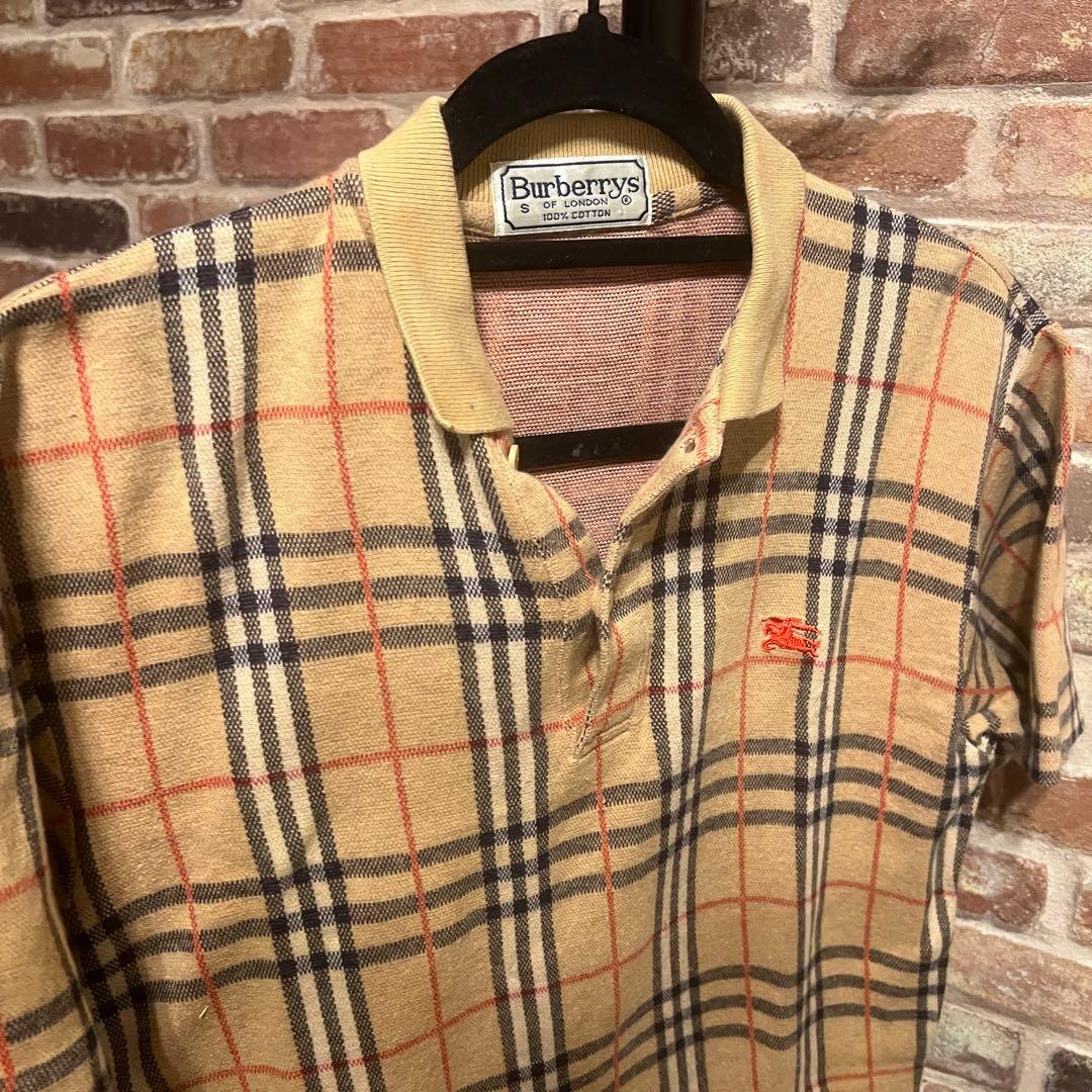 Burberry's チェック柄 半袖ポロシャツ