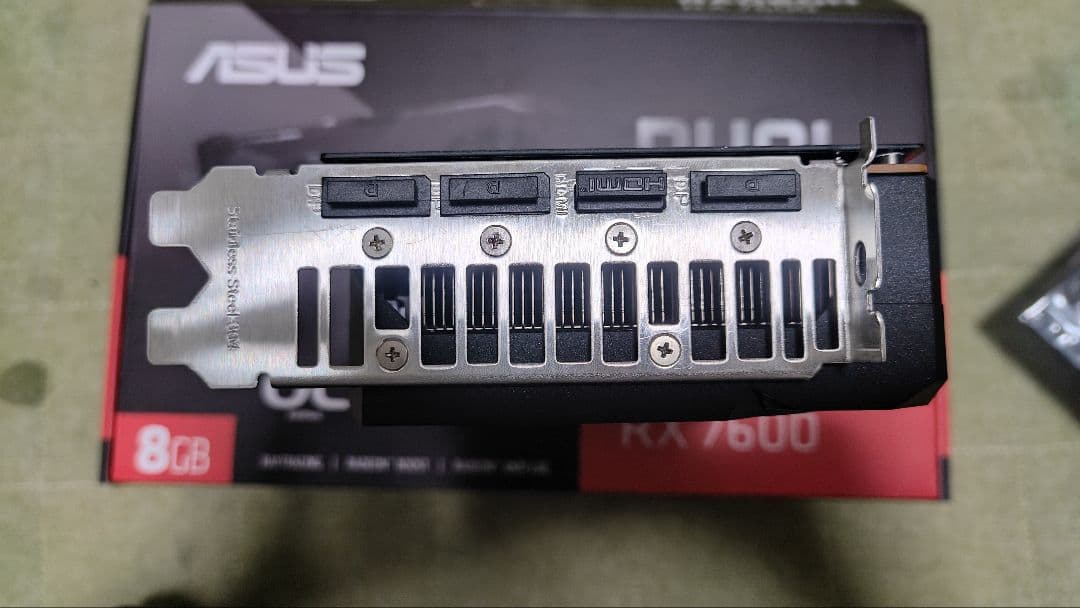 ASUS Radeon RX7600 8GB グラフィックボード