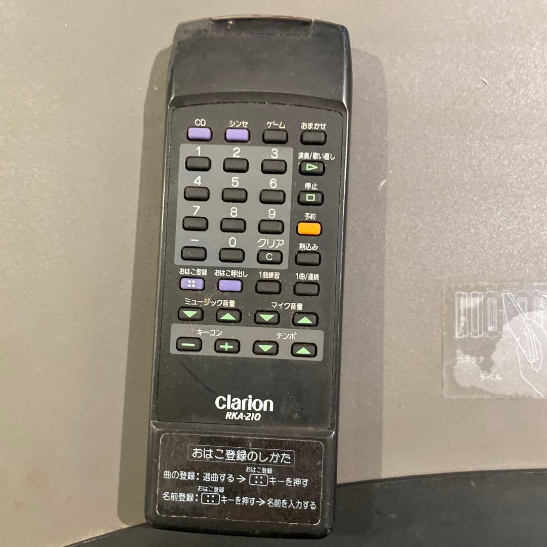 clarion シンセサイザーカラオケ DS-5250A 通電確認済み