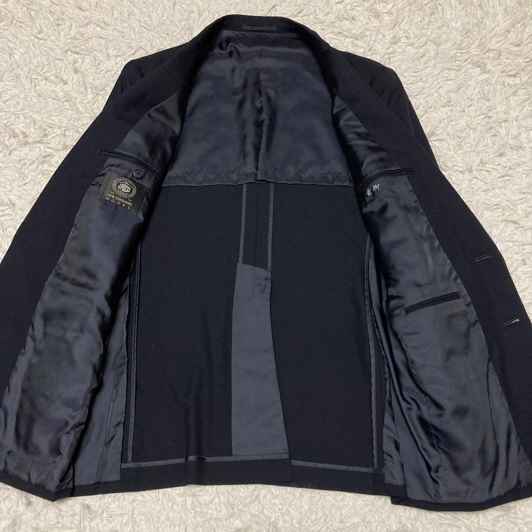 J.PRESS 紺ブレ 金ボタン 3つボタン段返り 赤ラベル ネイビー A6 L