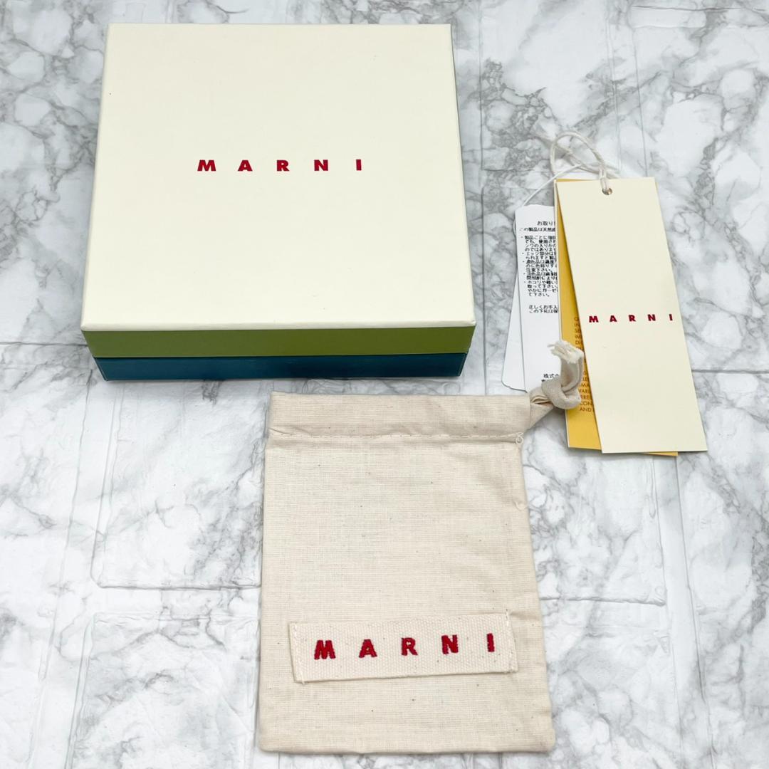 未使用級✨MARNI 二つ折り財布 ミニウォレット TRIFOLD WALLET