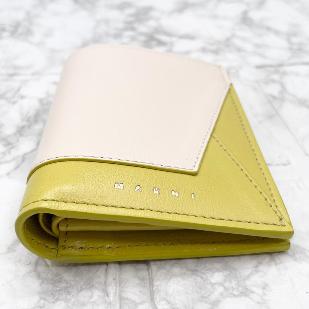 未使用級✨MARNI 二つ折り財布 ミニウォレット TRIFOLD WALLET