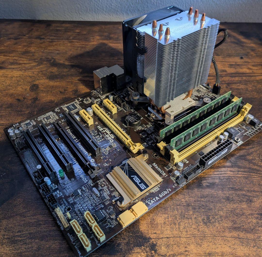 セット cpu i7-4771/ファン/マザボ/メモリ/グラボ/SSD/電源