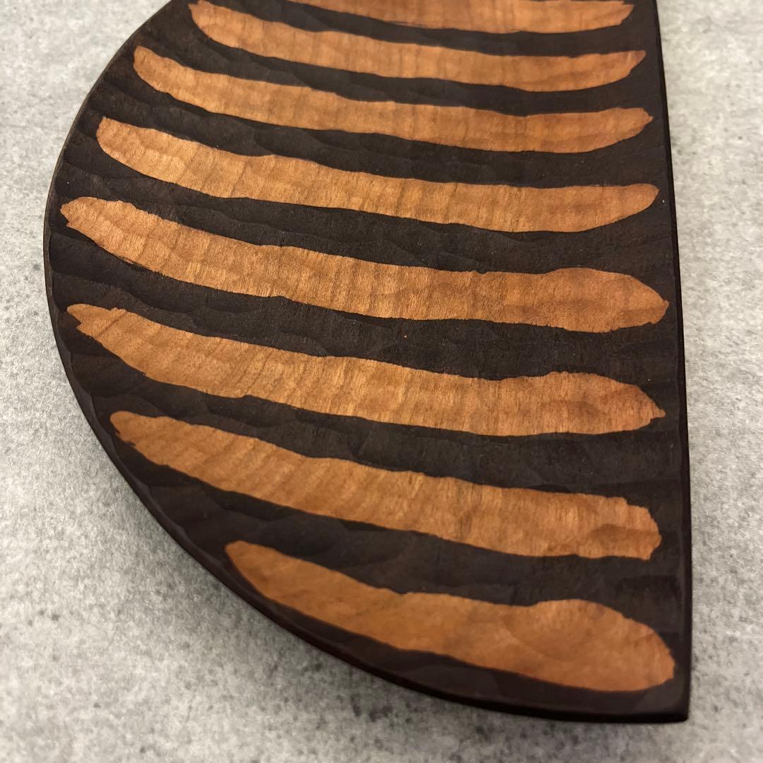 【新品 未使用品】うだまさし　皿　木工