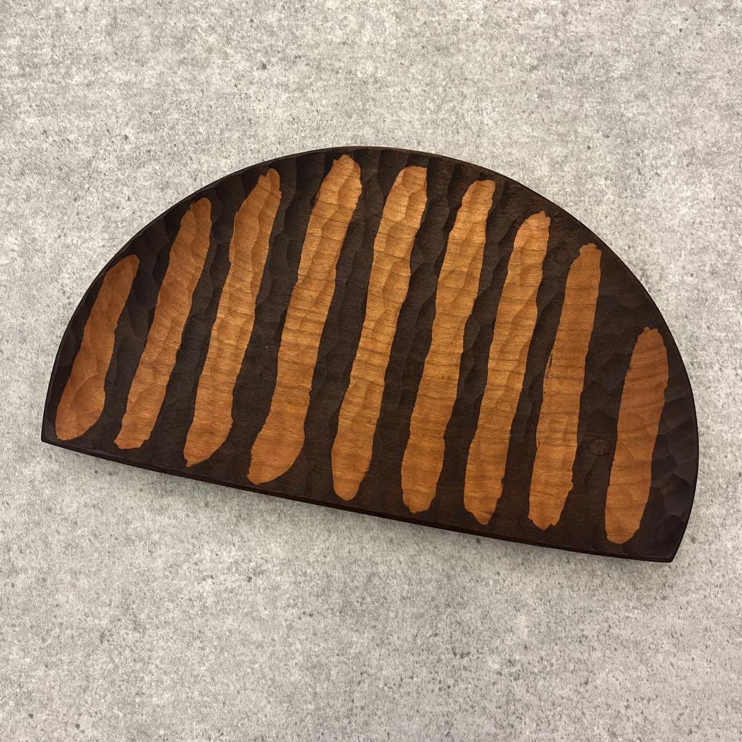 【新品 未使用品】うだまさし　皿　木工
