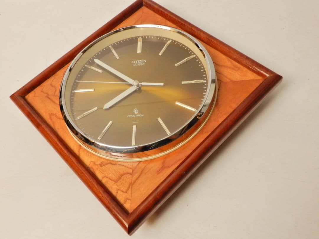 【良品】CITIZEN CRYSTRON 壁掛け時計