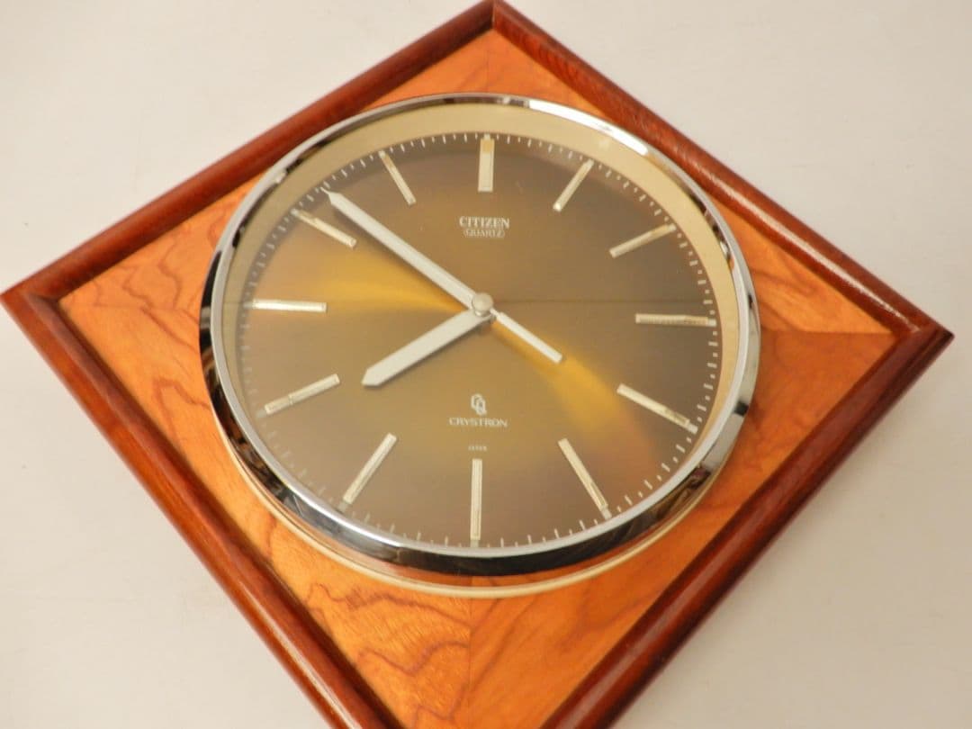 【良品】CITIZEN CRYSTRON 壁掛け時計