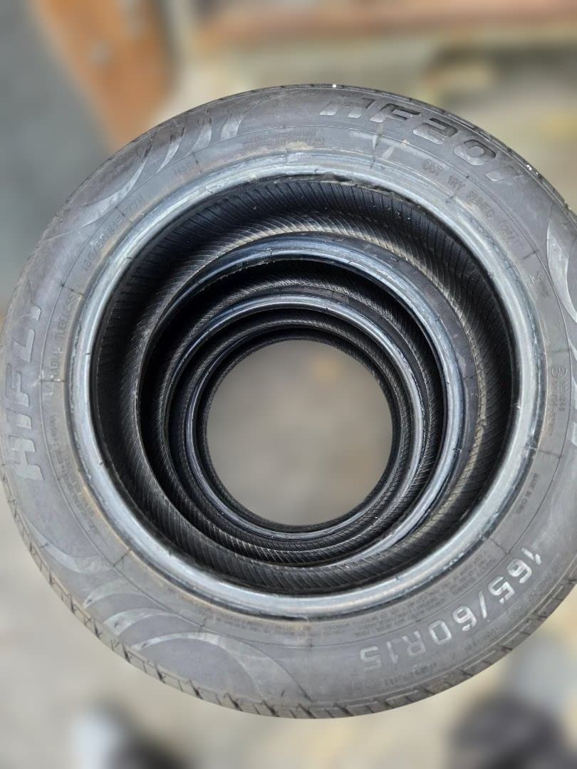 4本 165/60R15 2024年製 HIFLY HF201 イボ付き