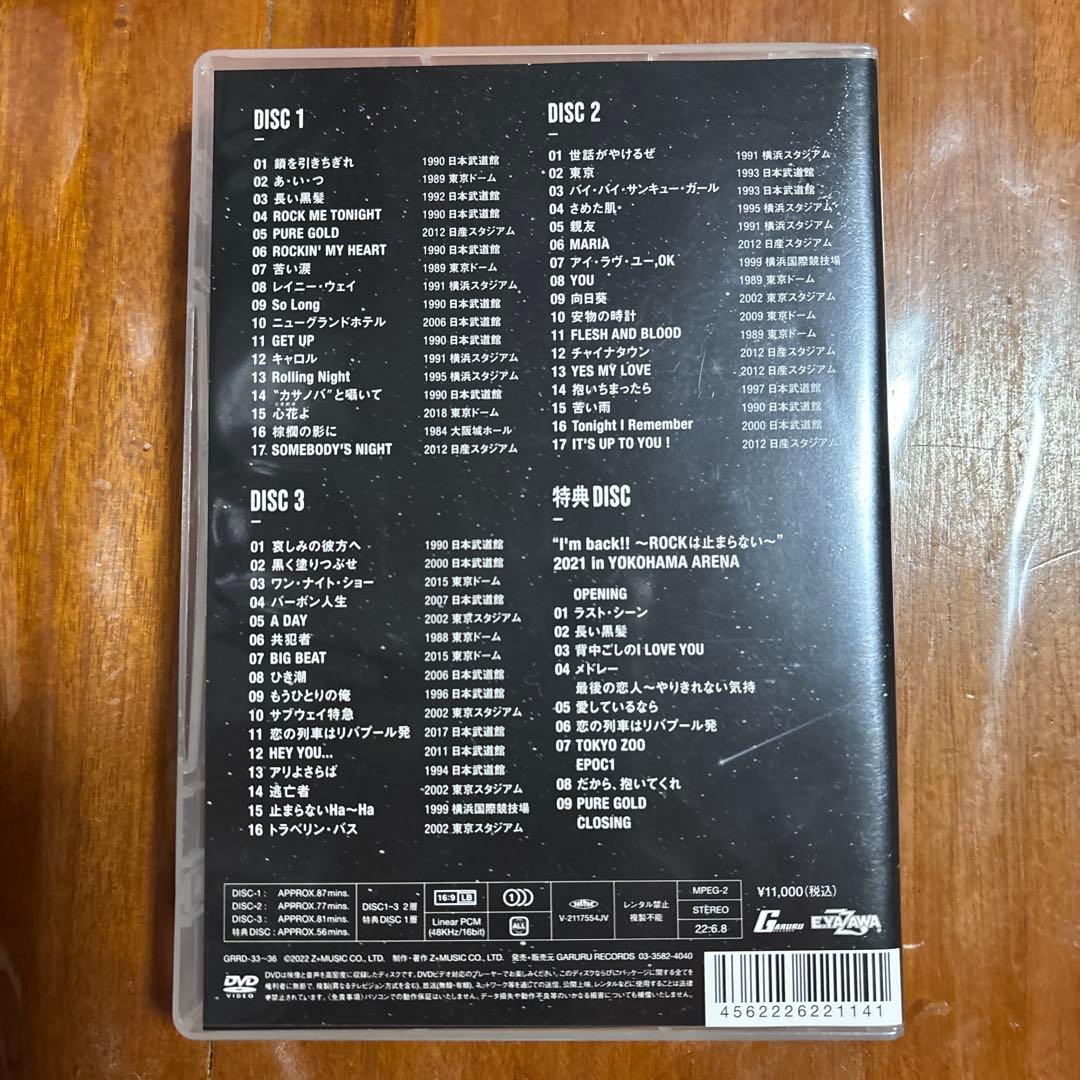 ALL TIME BEST Live 矢沢永吉　DVD