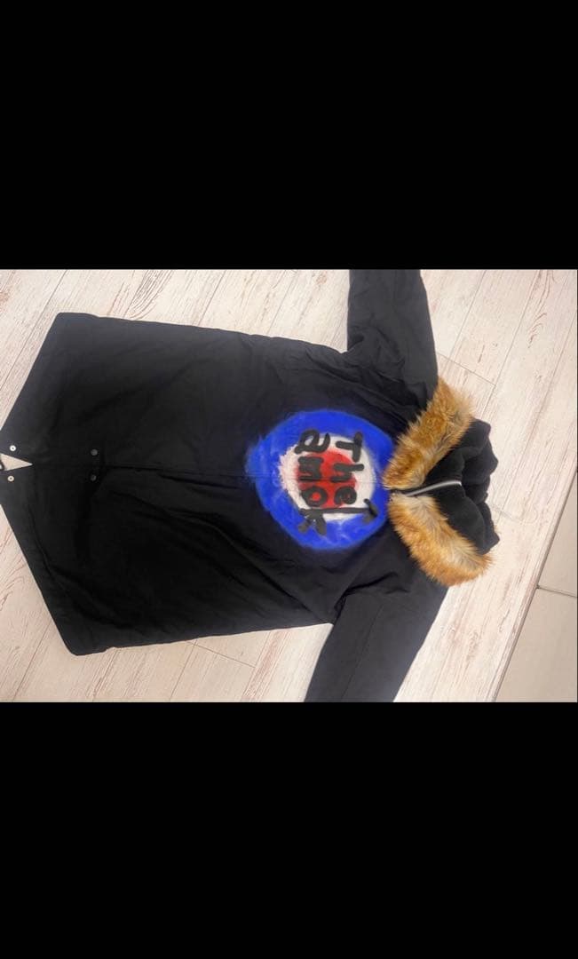 amok 24aw ファー付きモッズコート