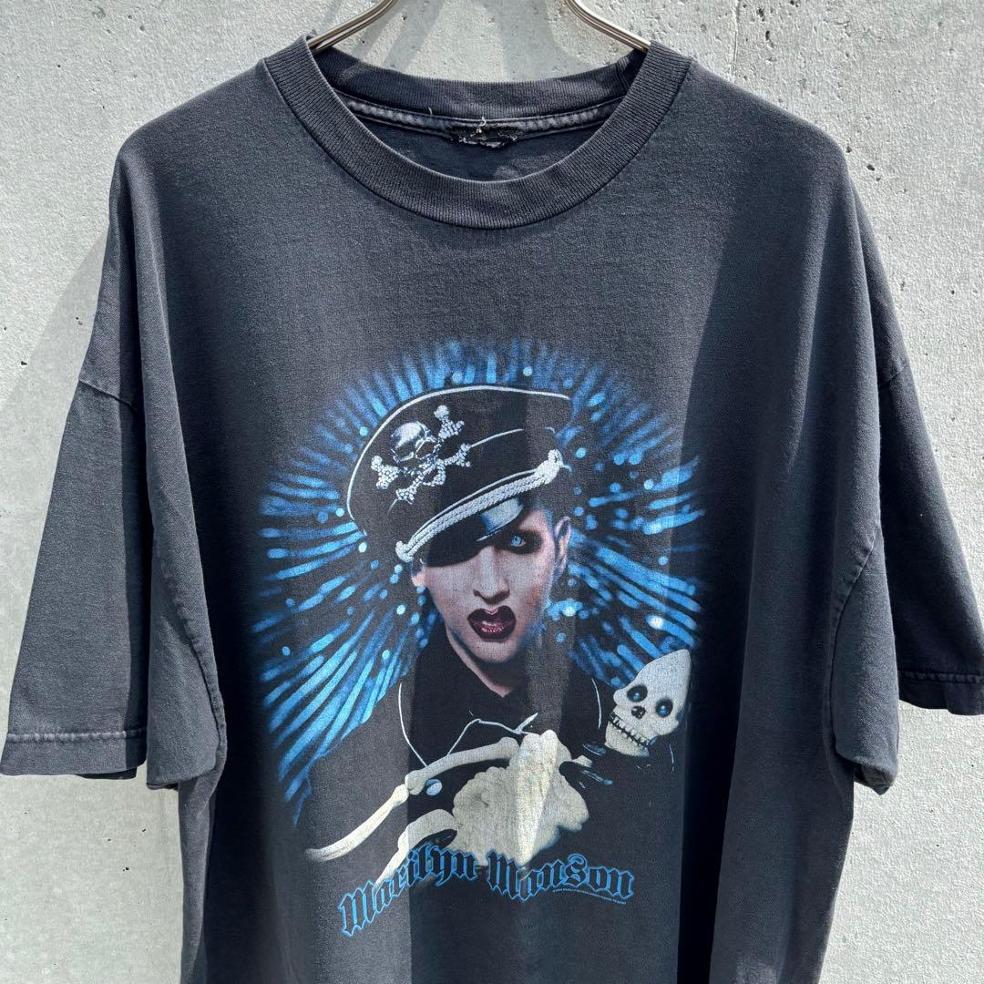 【00s】MARILYN MANSON vintage tシャツ giant