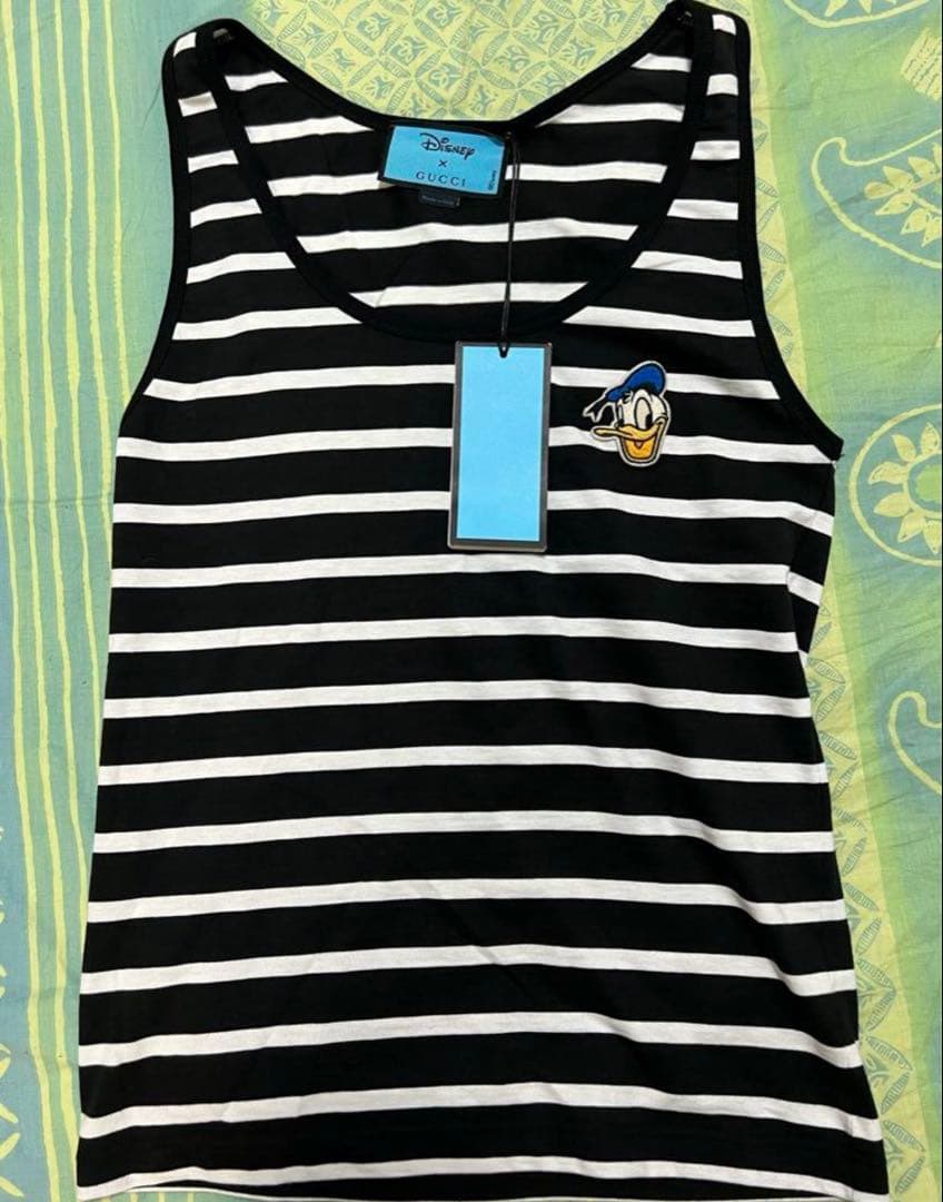 トップス DISNEY X GUCCI DONALD TANK TOP