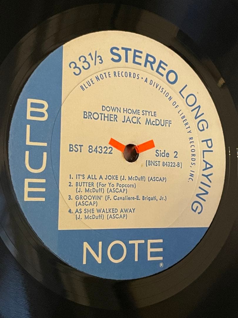 洋楽 BROTHER JACK McDUFF / DOWN  STYLE