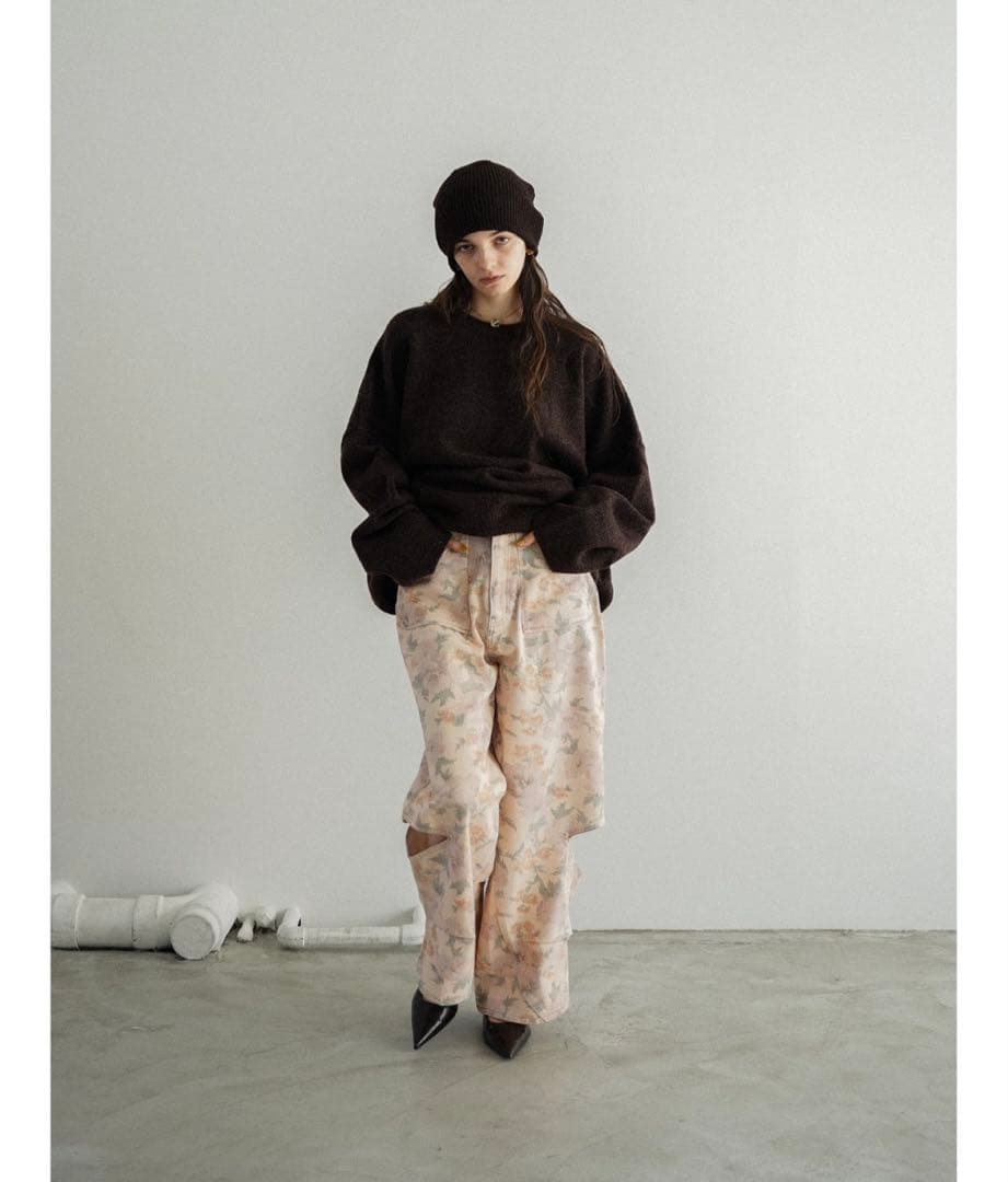 パンツ Cara by Katrin TOKYO slit curve denim