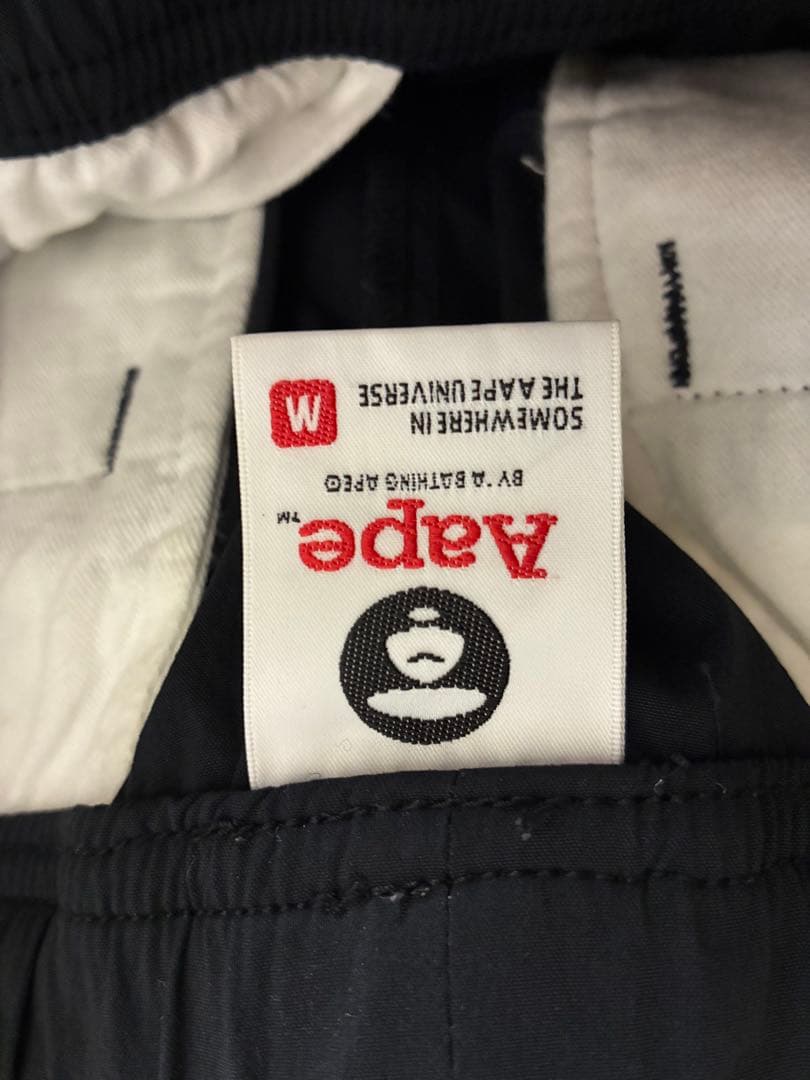 AAPE BY A BATHING APE ナイロンパンツ M トラックパンツ
