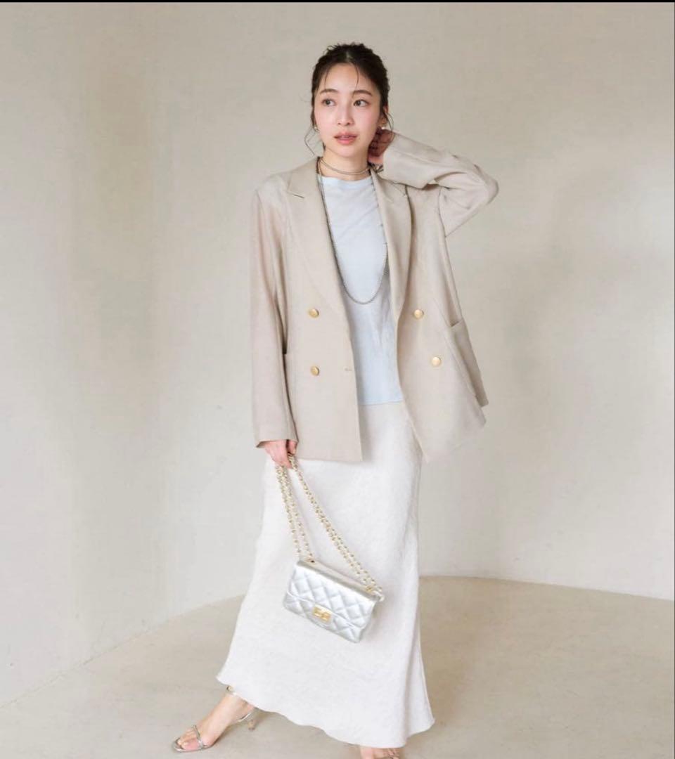 新品La boutique BonBon メッシュメタルボタンライトジャケット