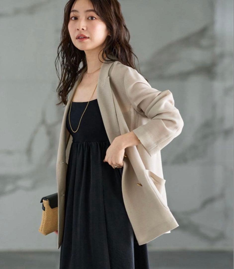 新品La boutique BonBon メッシュメタルボタンライトジャケット