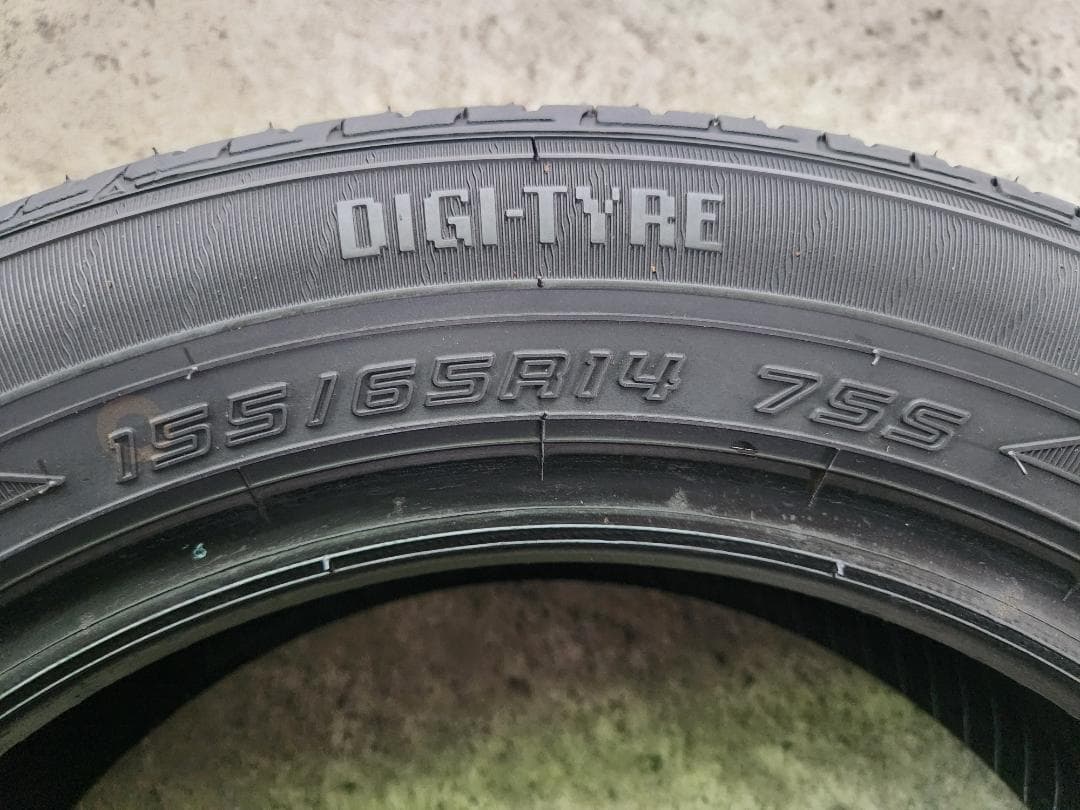 送料込☆2023年製 ダンロップタイヤ 155/65R14☆2本