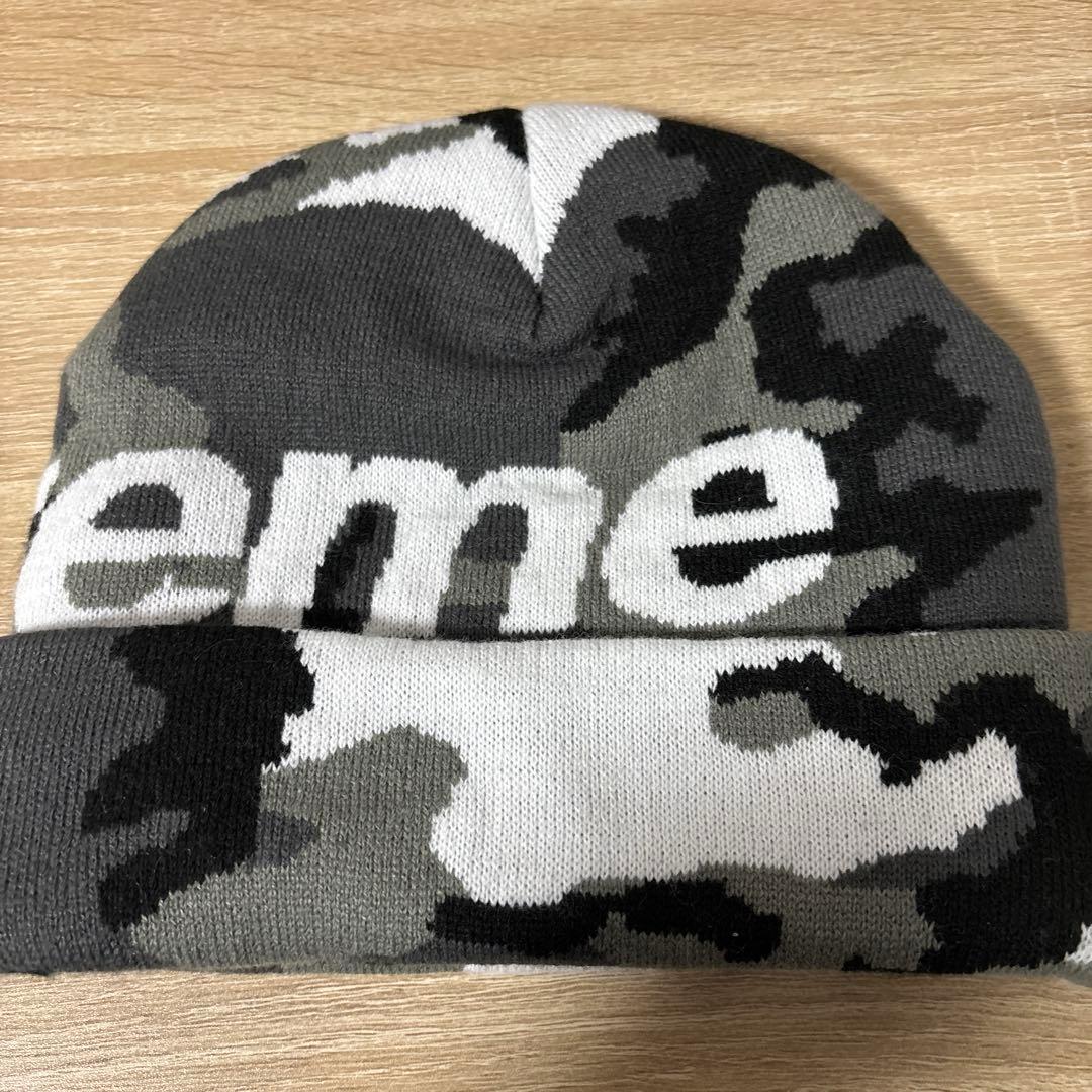 か*ー様 Supreme ニット帽 カモフラージュ