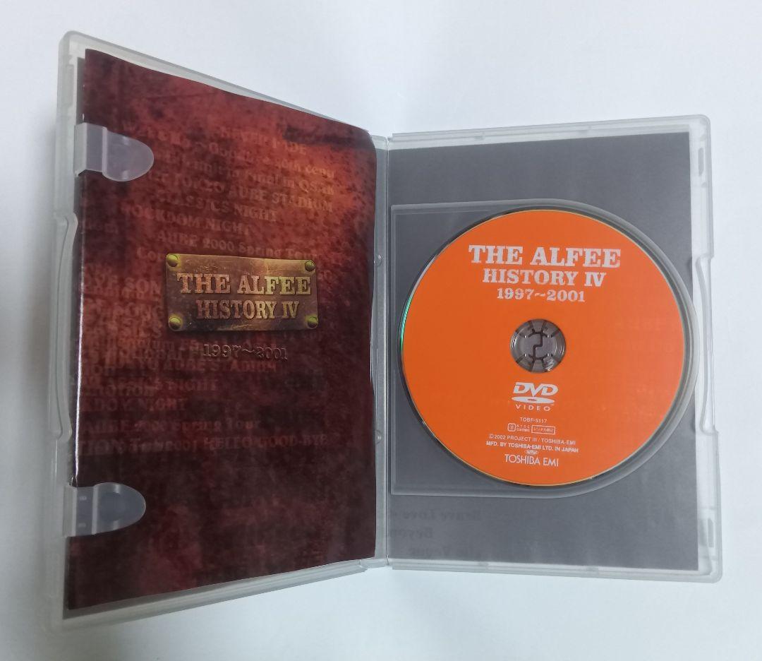 THE ALFEE DVD HISTORY Ⅳ アルフィー 桜井賢 高見沢俊彦