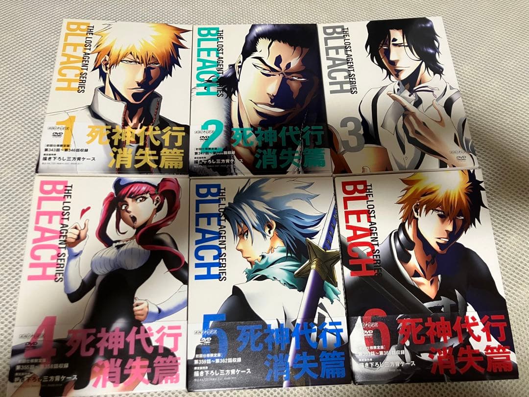 BLEACH 死神代行消失篇 DVD 全6巻