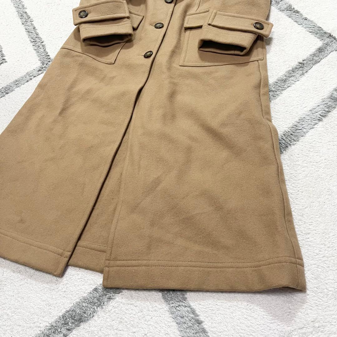 【極美品】ラルフローレン ロングコート マキシ キャメル ベージュ L レア