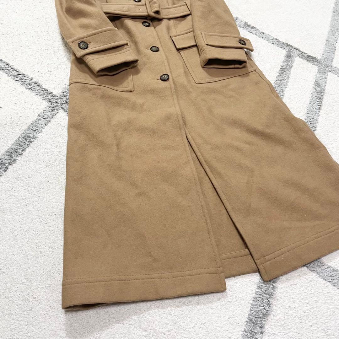 【極美品】ラルフローレン ロングコート マキシ キャメル ベージュ L レア