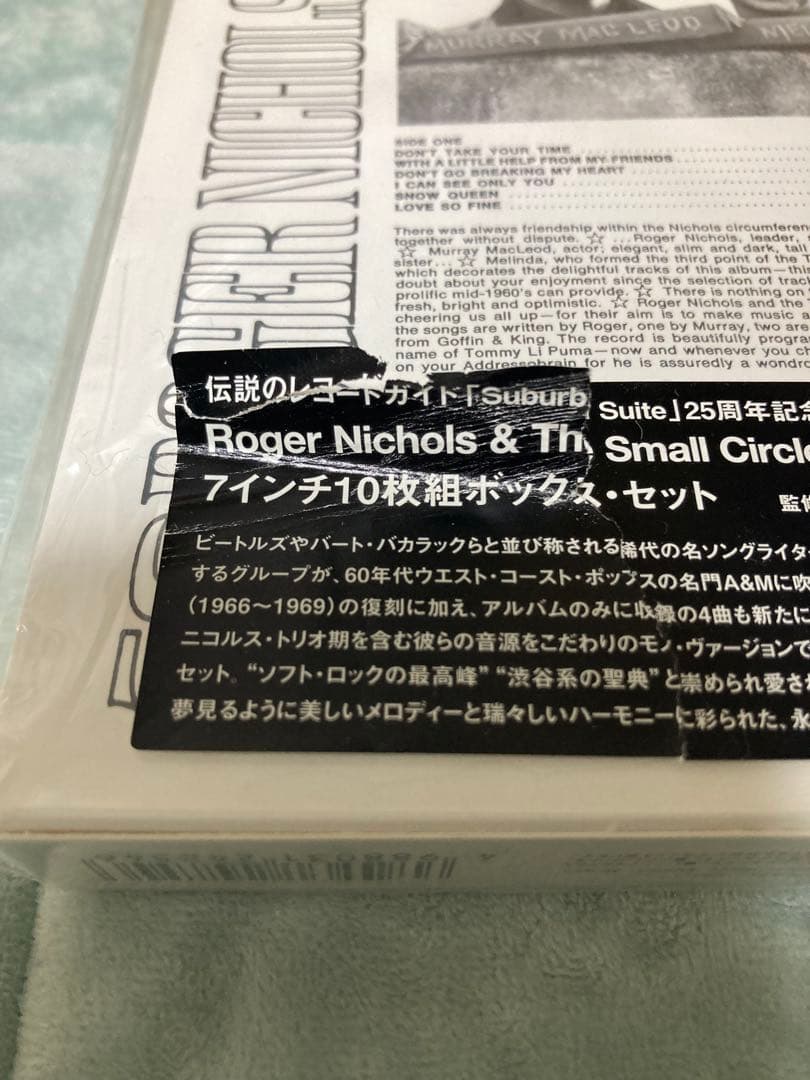 ★ROGER NICHOLS - ロジャー・ニコルス★7 INCH BOX 新品