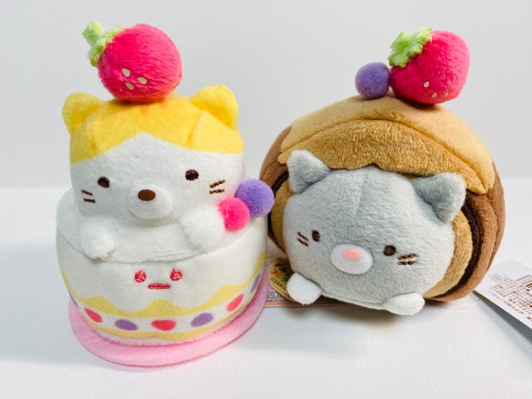 【新品未使用】すみっコぐらし　てのりぬいぐるみ　ねこのきょうだいとおかし屋さん