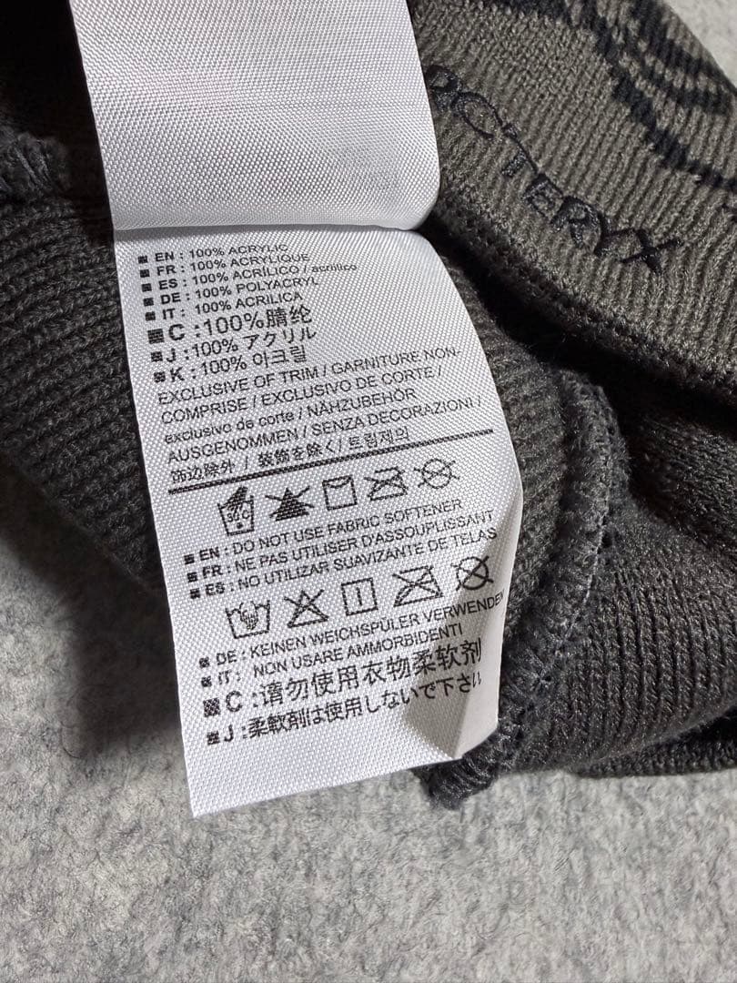 ARC'TERYX FERNIE TOQUE グレー ニット帽