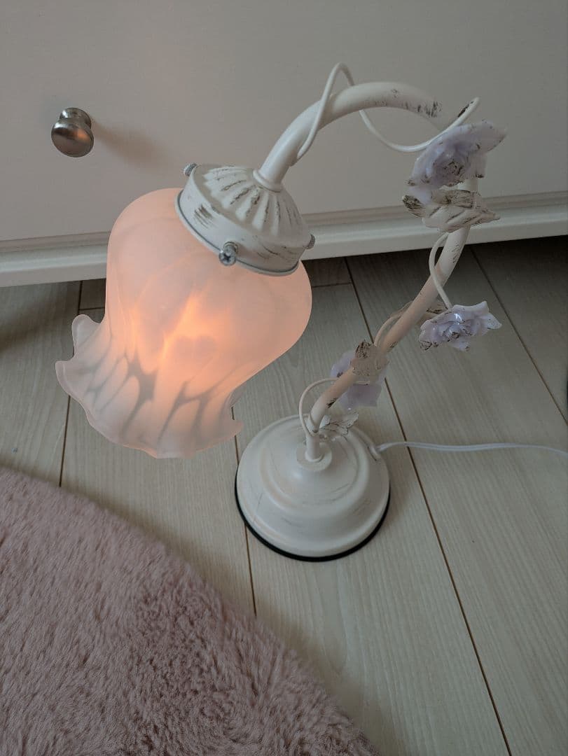 【美品】フラワースタンドライト(ロマンティックプリンセス)