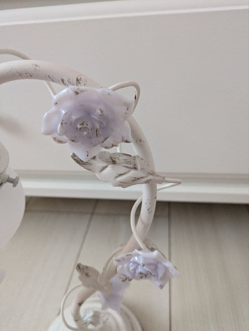 【美品】フラワースタンドライト(ロマンティックプリンセス)