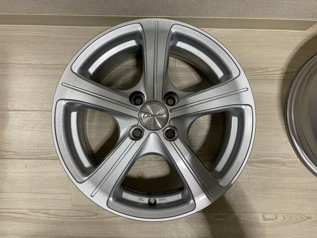 15インチ　アルミホイール　４本セット　4穴　5.5j 美品
