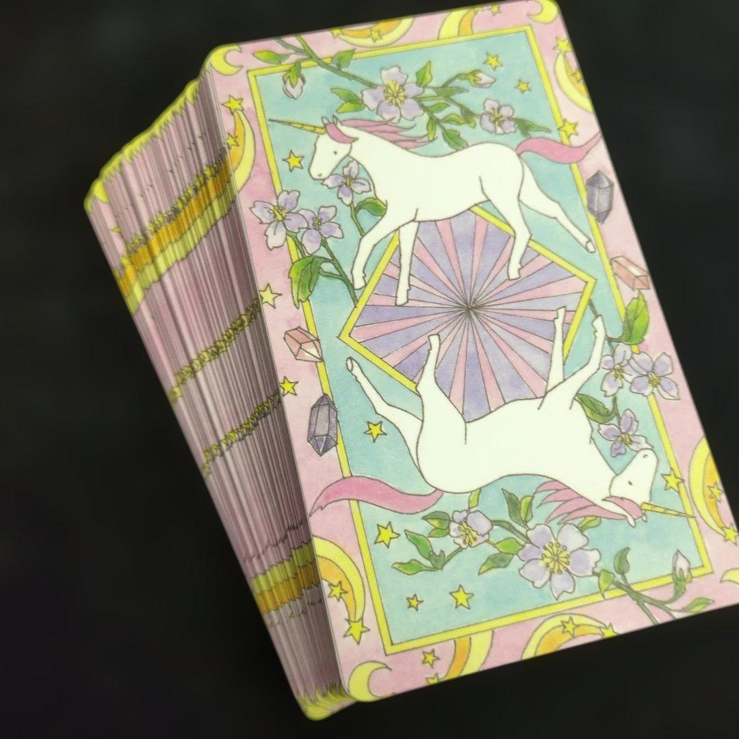 chrystal unicorn tarot 英語版解説書付き・正規品