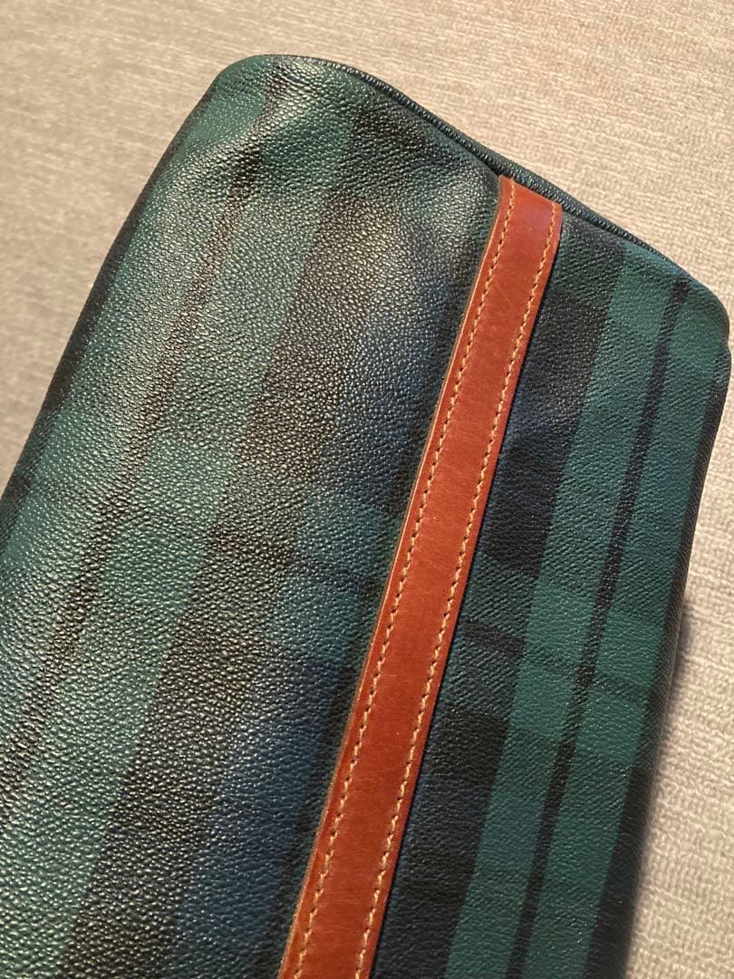 Polo Ralph Lauren ボストンバッグ グリーン系チェック