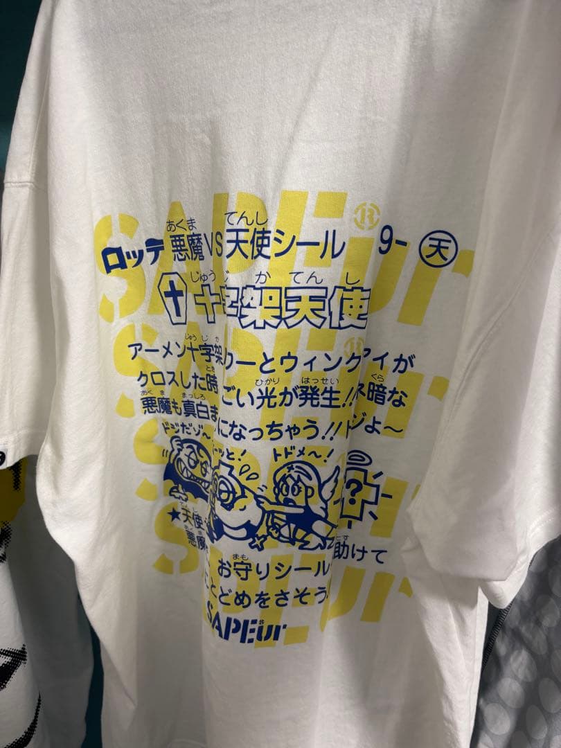 SAPEur サプール ビックリマン Tシャツ L 十字架天使　XL 外袋有