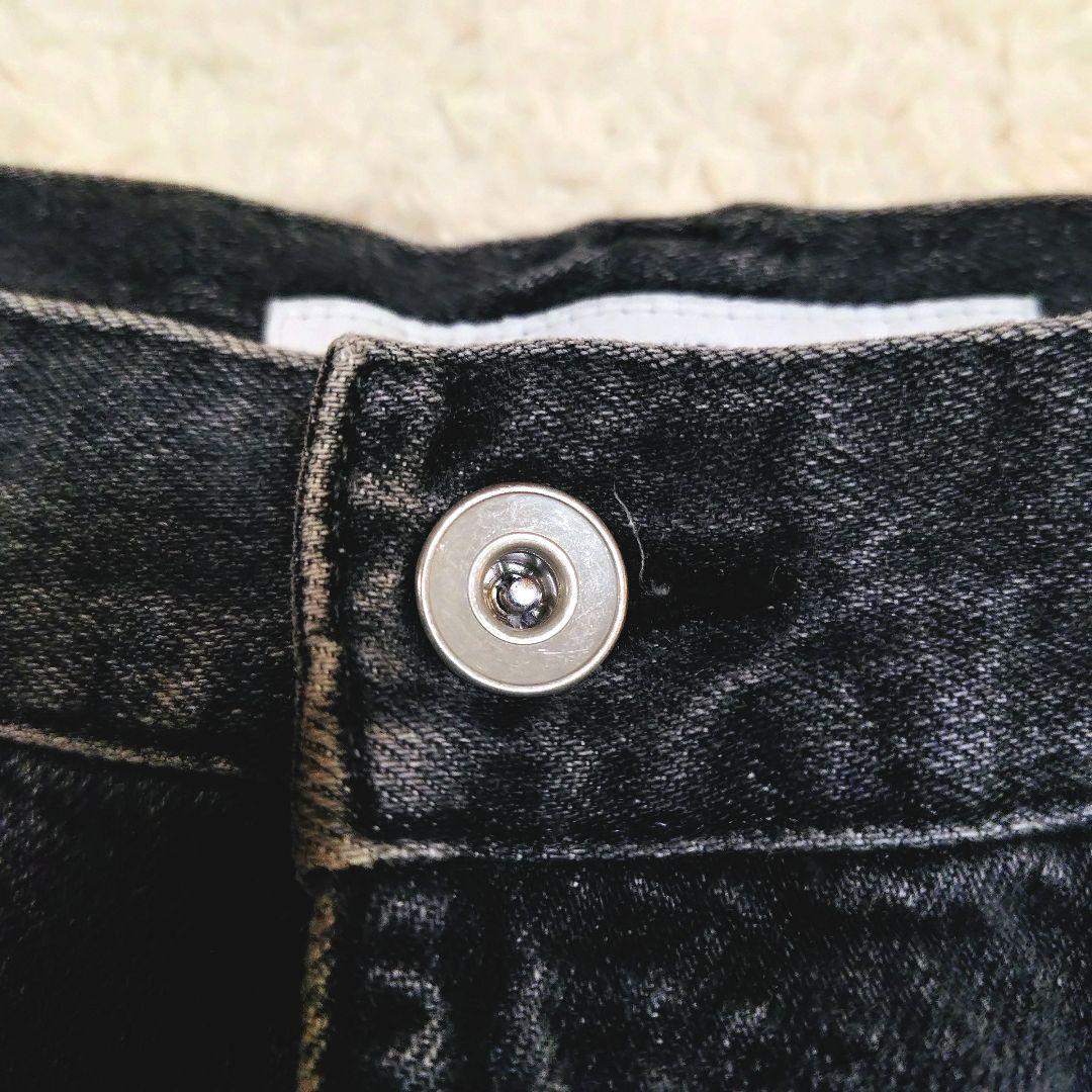FRAMeWORK DENIMスリムストレートレッグパンツ ブラック Lサイズ