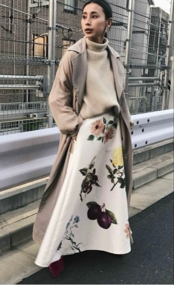 スカート AMERI UND SWITCH PLEATS SKIRT