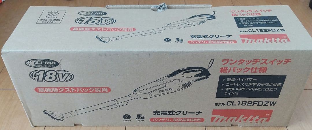 マキタ スティッククリーナー CL182FDZW