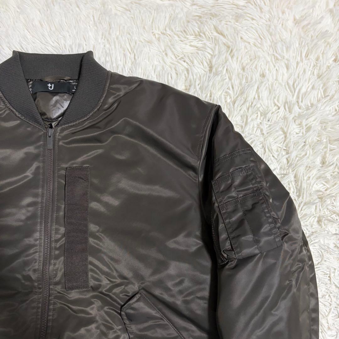 【極美品】UNIQLO +J ハイブリッドダウンオーバーサイズMA-1 Lサイズ